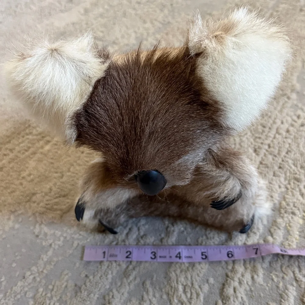 Vtg Real‎ Fur Koala Bear 9 